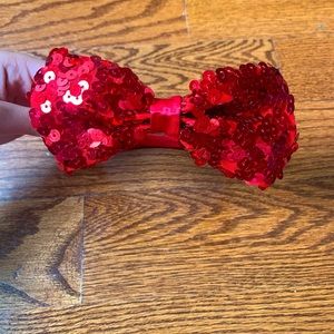 Cute Red Bow Headband!